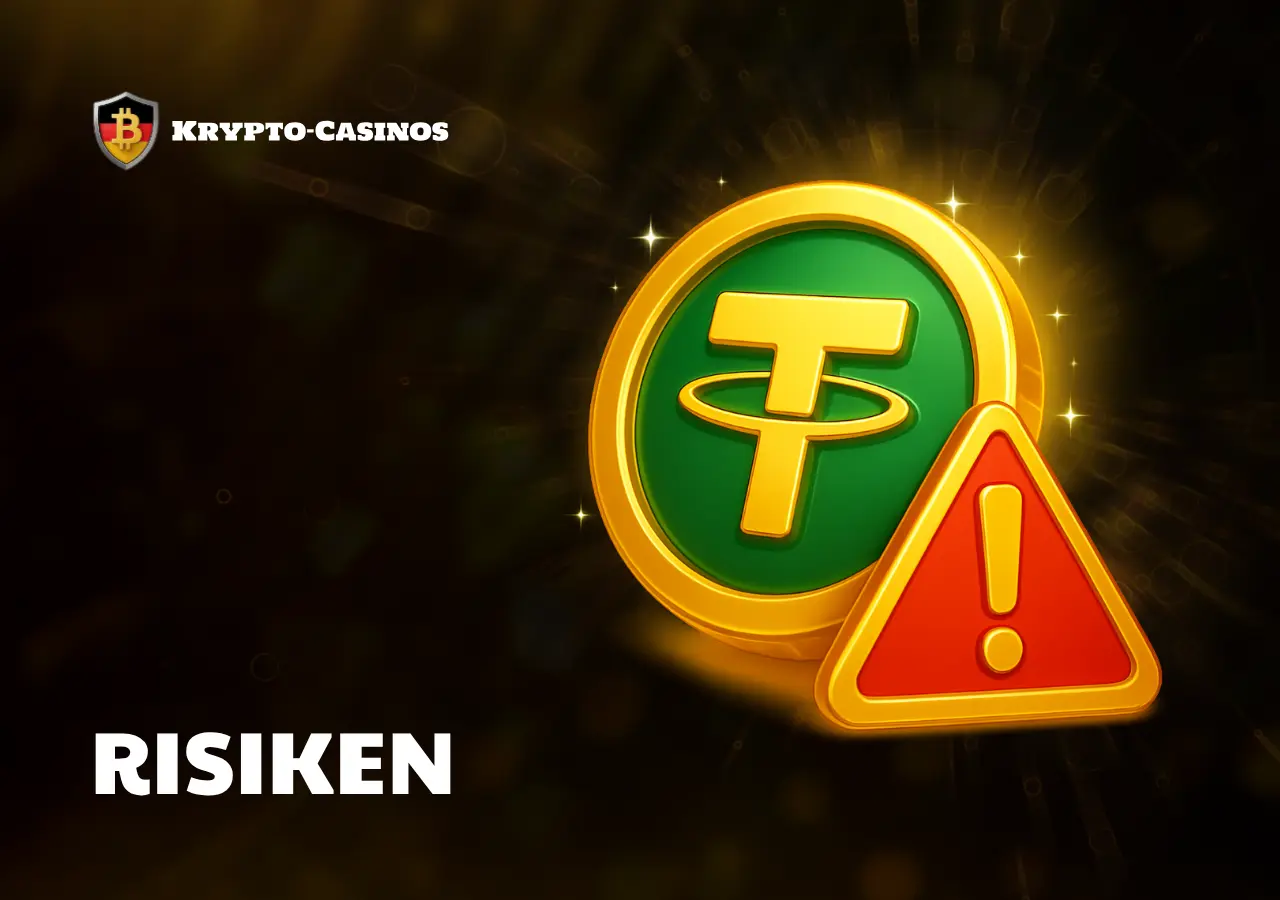 Deutsche Spieler müssen Risiken bei Tether Glücksspiel sorgfältig abwägen