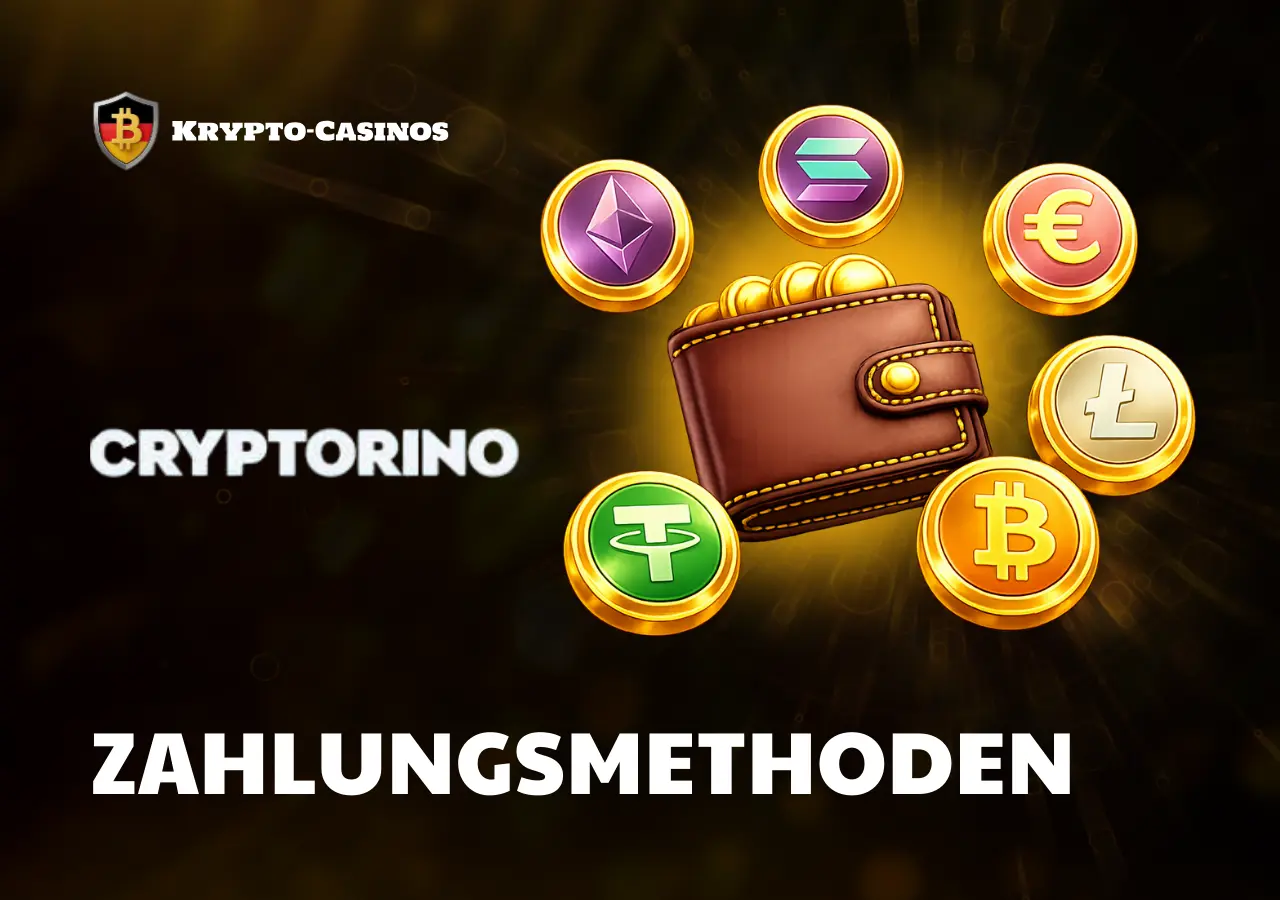 Cryptorino Fiat und Krypto Zahlungen