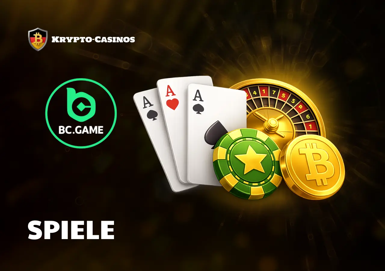 Große Spielauswahl im Krypto Casino